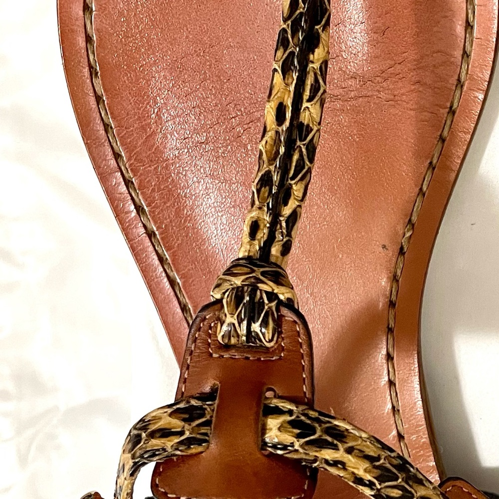 Coach Clarkson Python Flat Sandals - image 3